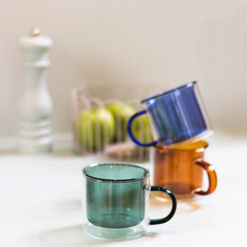 LIV Tasse Double Paroi 27cl s/2 - Vert
