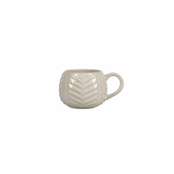 Tasse ARTO Leaf Salt & Pepper | Vaisselle en grès | Carredesse