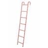 Échelle Décorative Noël Rouge Blanc J-Line | Carredesse