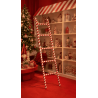 Échelle Décorative Noël Rouge Blanc J-Line | Carredesse