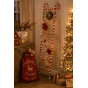 Échelle Décorative Noël Rouge Blanc J-Line | Carredesse