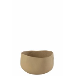 Bol Décoratif Agra Beige J-Line | Déco Design | Carredesse