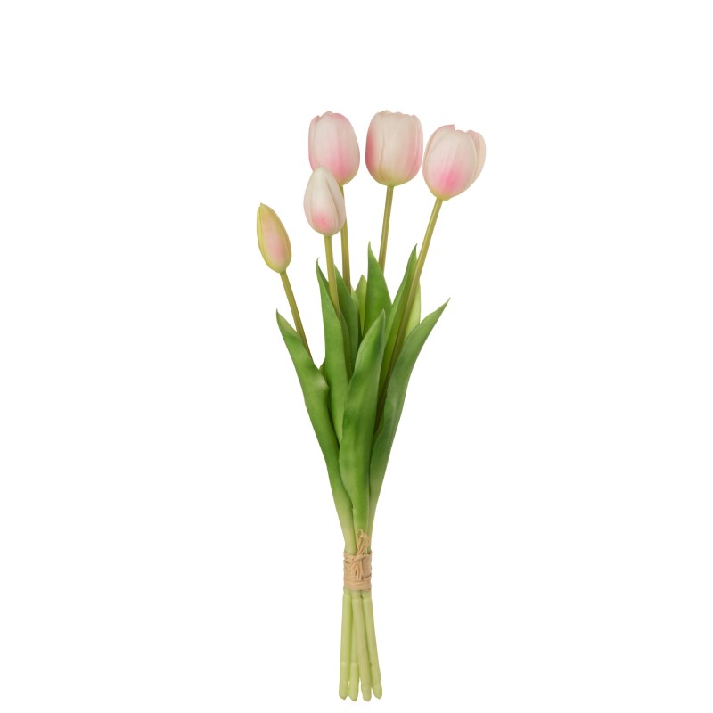 Bouquet Tulipes Rose Pâle