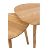 Set De 2 Table Gigogne ALISS Tek Nature