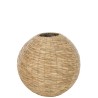 Yumi vase boule paille Naturel