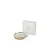 LIVIA Coffret bougie parfumée martelée dorée