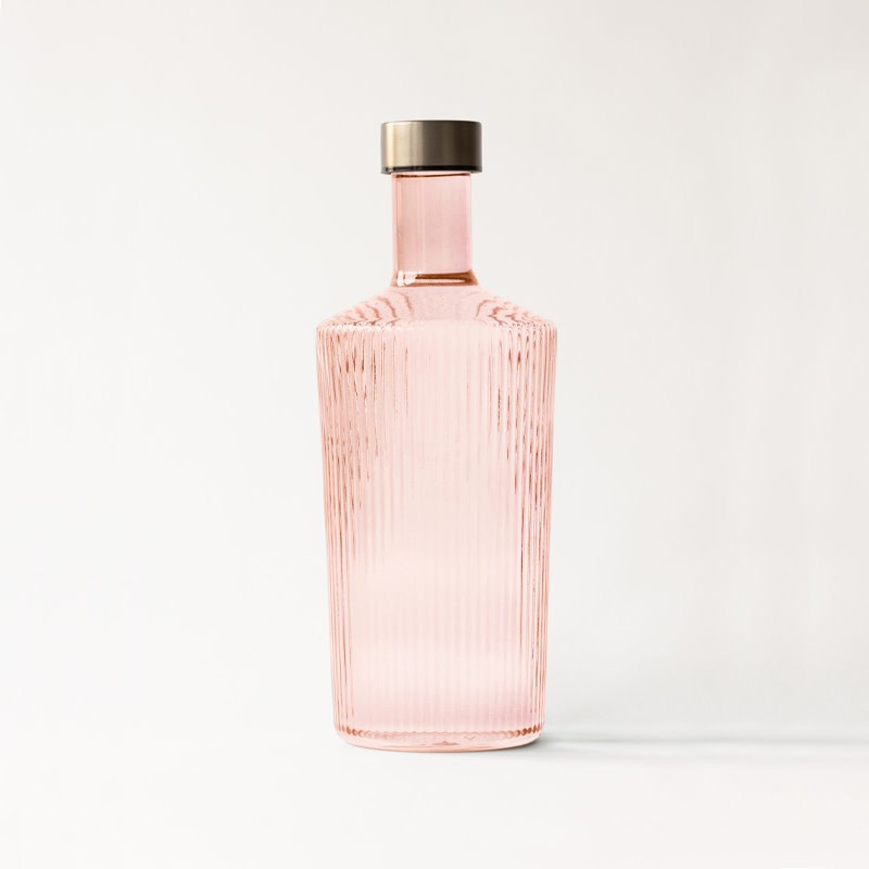 Bouteille en verre design avec bouchon /Carafe
