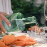 Bouteille en verre design avec bouchon /Carafe