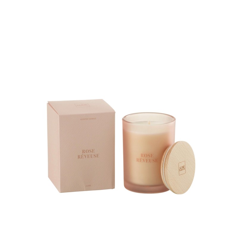 Rose Rêveuse Bougie Accords Essentiels