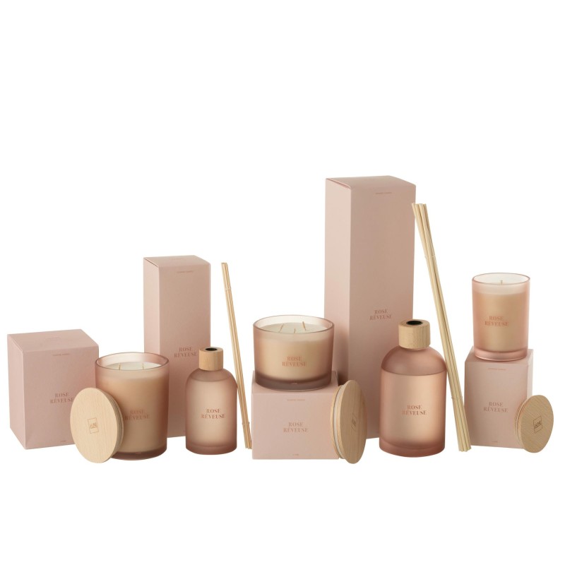 Rose Rêveuse Bougie Accords Essentiels