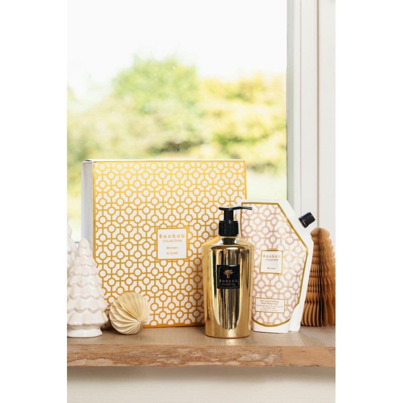 Women in Gold coffret cadeau edition Noel Gel lavant + bouteille