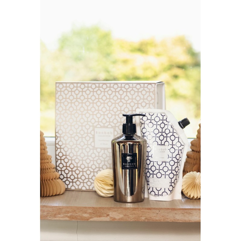 Gentlemen in Silver coffret cadeau edition Noel Gel lavant + bouteille