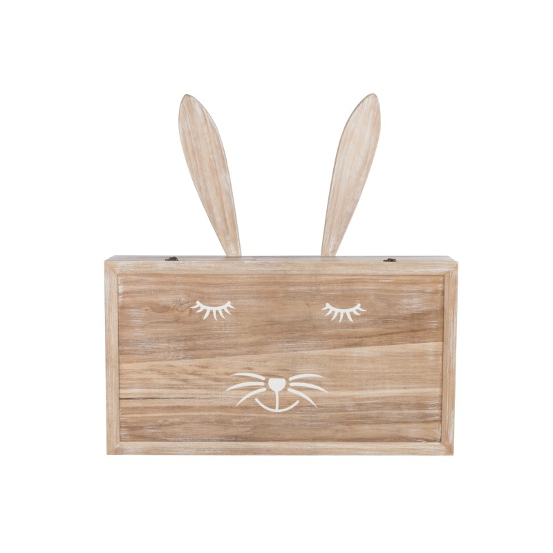 Bureau Suspendu Lapin Bois Naturel