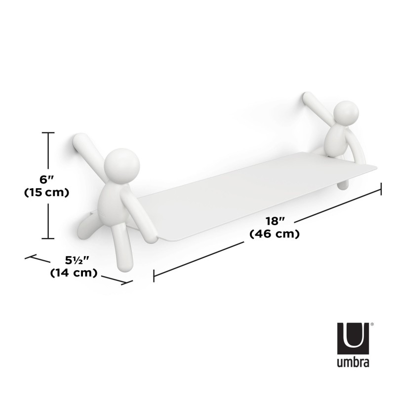 BUDDY SHELF Etagere murale Umbra  blanche