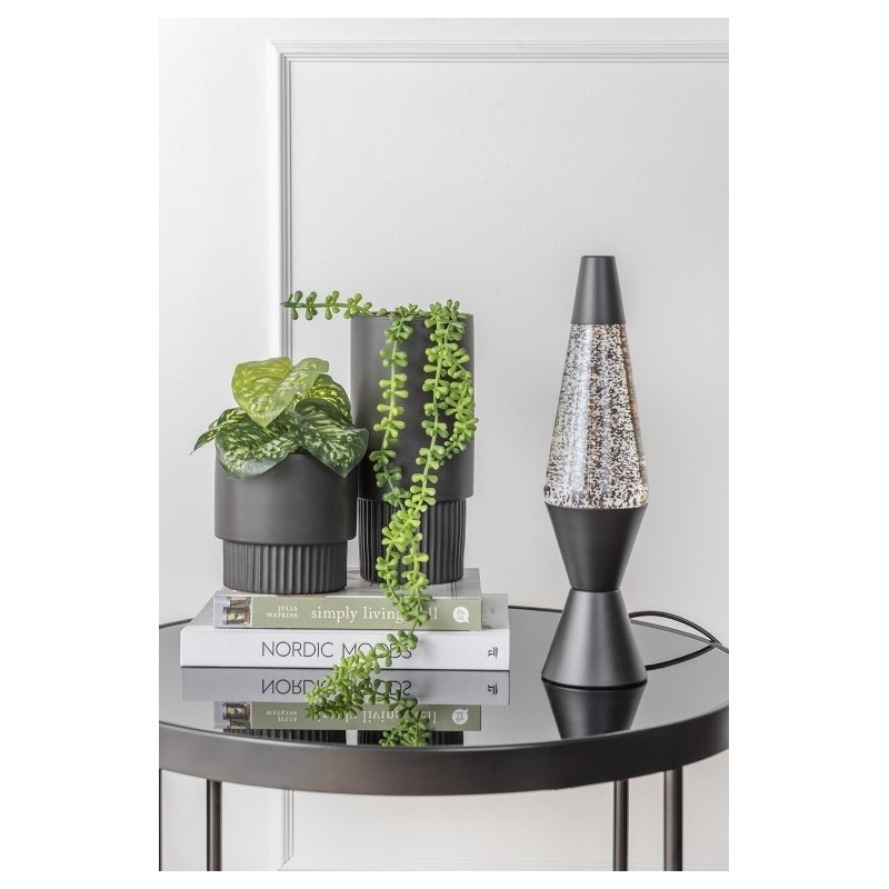 GLITTER Lampe de table paillettes noir