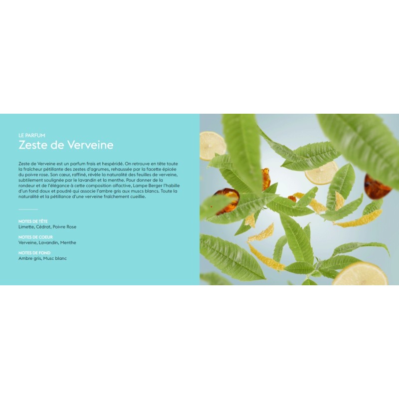 Zeste de Verveine - Recharge Lampe Berger