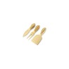 FROMAGE Set de 3 couteaux Doré