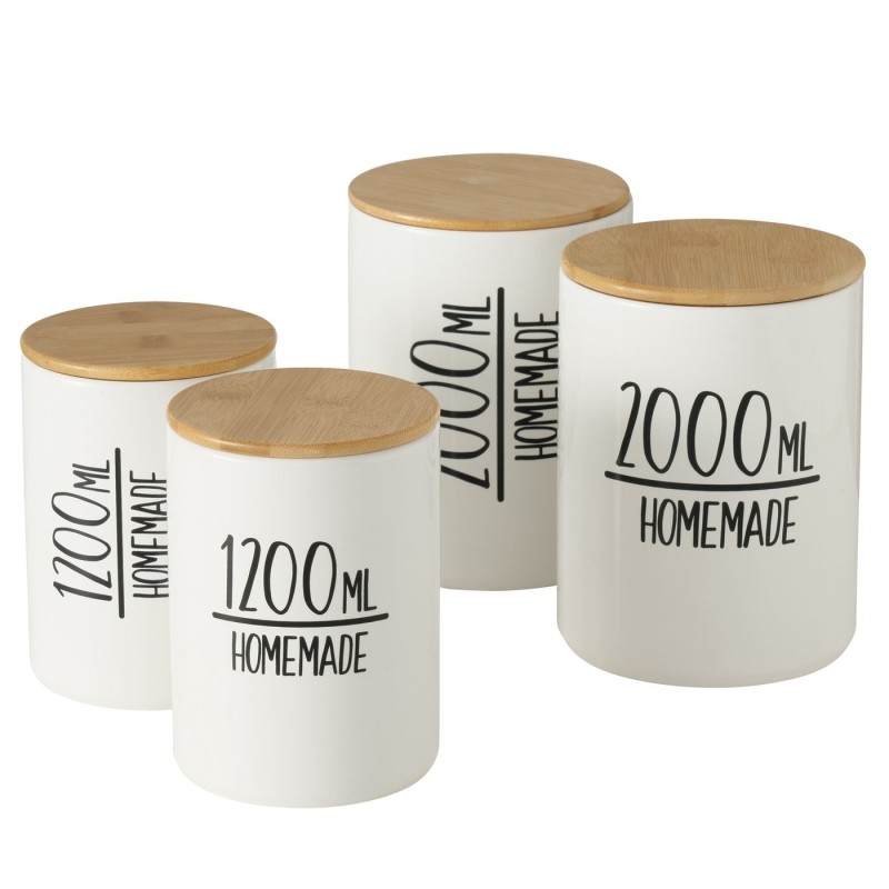 MILLY Set de 2 pots de stockage HomeMade