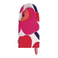 UNIKKO Gant de cuisine Blanc Rouge