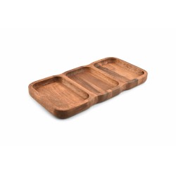 CHOP Plateau apero 3 parties bois d'acacia