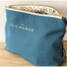 Grande trousse - Bleu canard - Jolie Maman