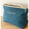 Trousse de toilette - bleu canard - Fée Marraine