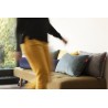 Coussin SQUARE pillow Velvet TAUPE