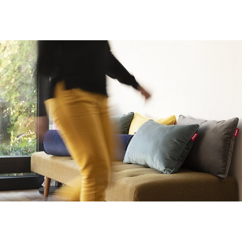 Coussin SQUARE pillow Velvet PETROL