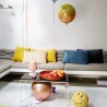 Coussin SQUARE pillow Velvet recycled CLOUD