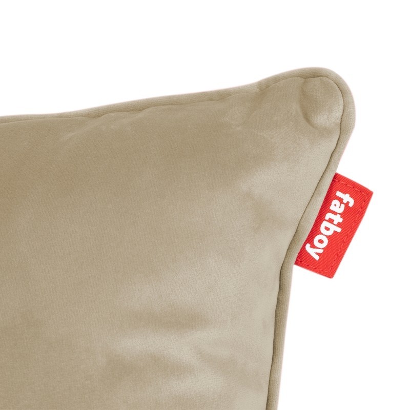 Coussin SQUARE pillow Velvet recycled CAMEL