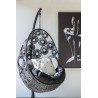 TRESOR Coussin graphique coton beige