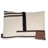 ZION Coussins Ecru,noir et Brun