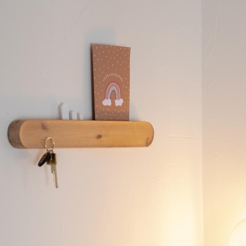 Tableau magnetique pour clés en bois