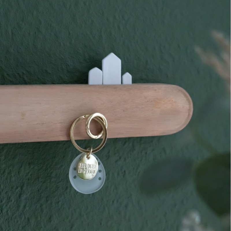 Tableau magnetique pour clés en bois
