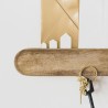 Tableau magnetique pour clés en bois