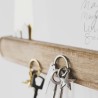 Tableau magnetique pour clés en bois