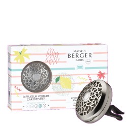 Coffret diffuseur voiture RIVIERA Citron Tonique