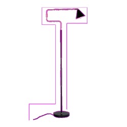 SEATTLE Lampe au sol orientable