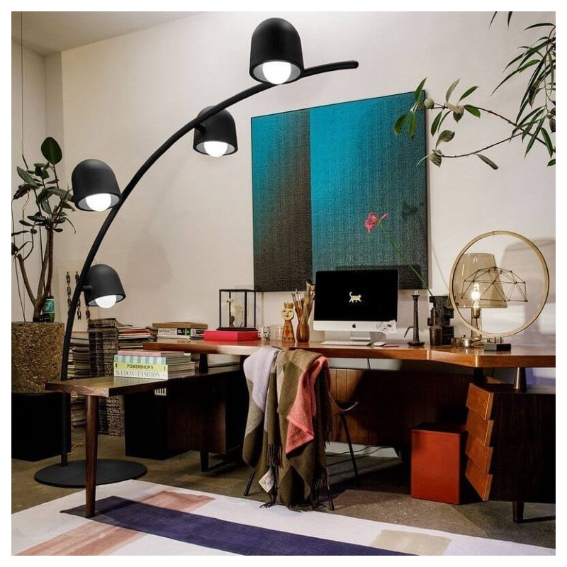 BIG LEBOW Lampadaire Anthracite