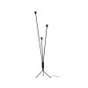 WABI - Support Lampadaire metal noir 3 Lumières