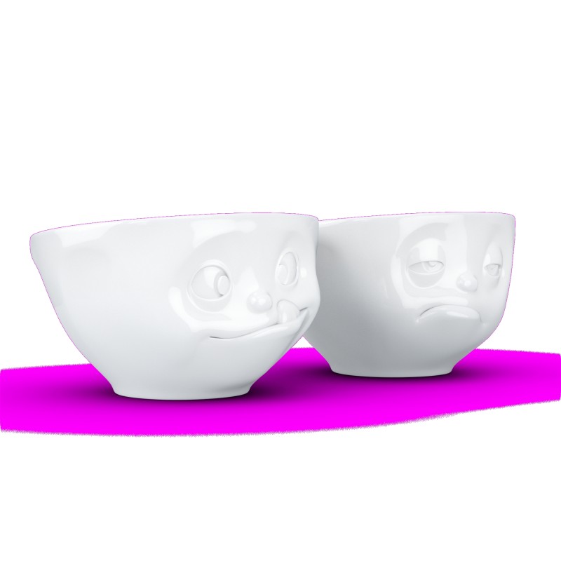 Duo de bols humeur Délicieux   Pas réveillé 200ml