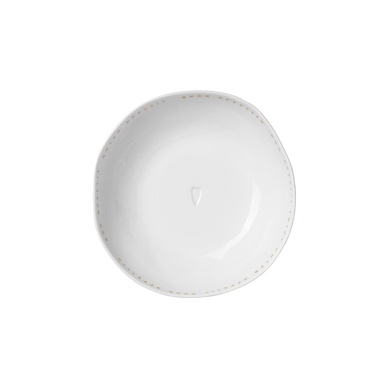 Bol Bon Appetit en porcelaine
