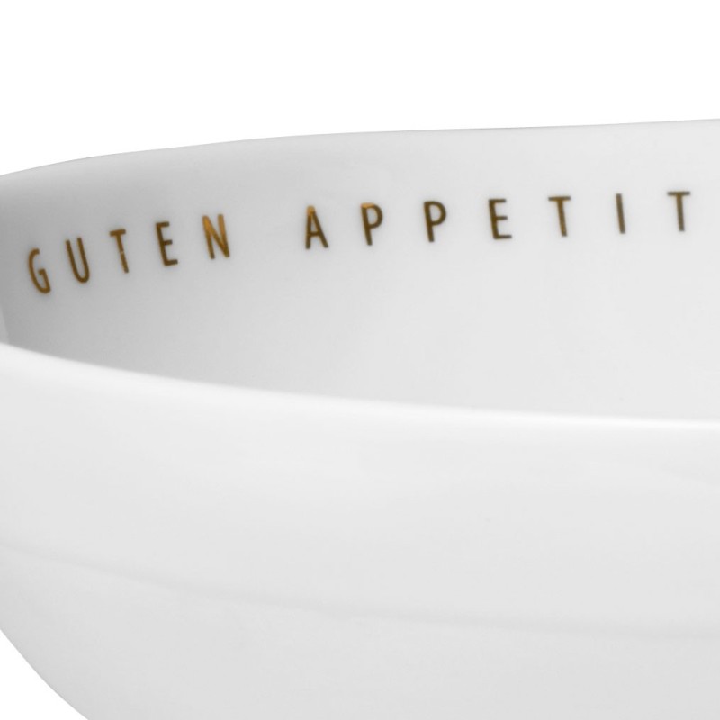 Bol Bon Appetit en porcelaine