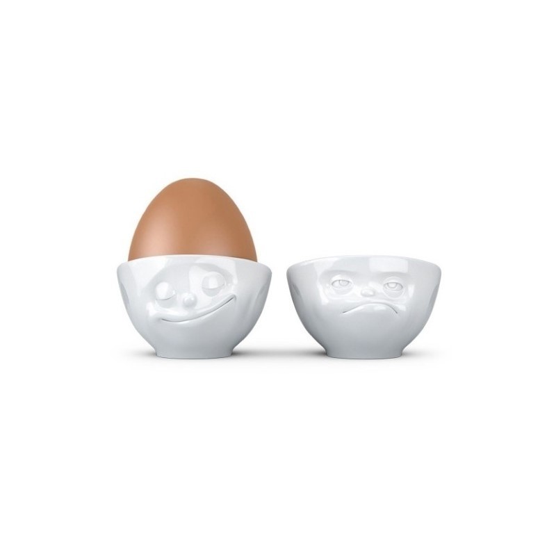 Duo de Coquetiers humeur Heureux et grognon