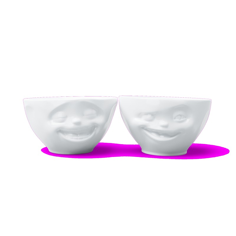 Duo de bols humeur Rieur   Clin d oeil 200ml