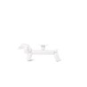 CAN DOG Blanc Bougeoir Teckel