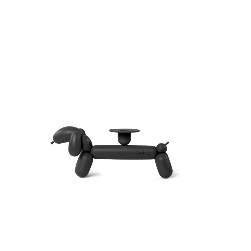 CAN DOG Anthracite Bougeoir Teckel