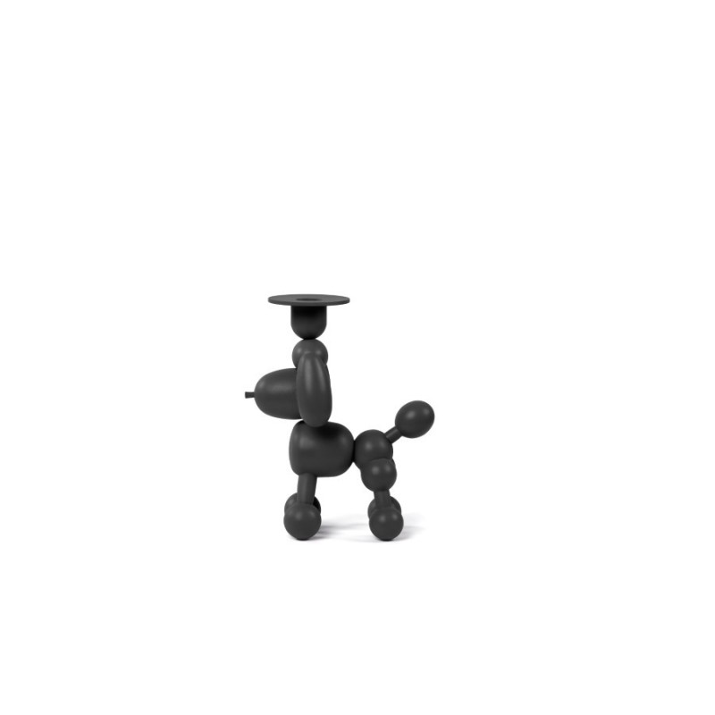 CAN DOLLY Anthracite Bougeoir Caniche