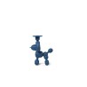 CAN DOLLY Grey Blue Bougeoir Caniche