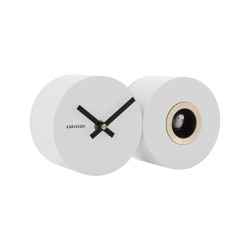 CUCKOO Horloge à coucou blanche